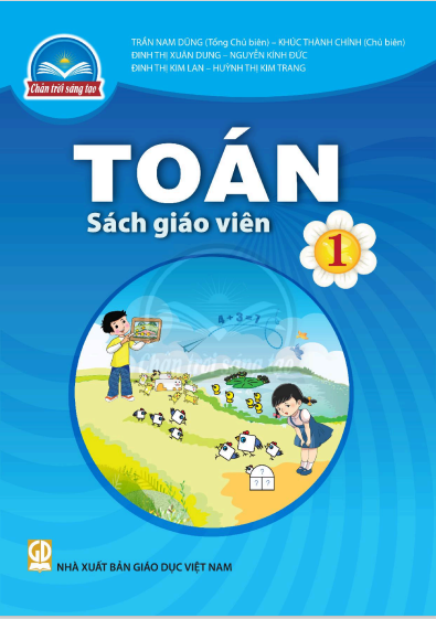 Sách giáo viên Toán 1 Bộ chân trời sáng tạo