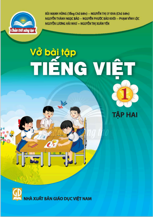 Vở bài tập Tiếng Việt lớp 1 Tập 2 Bộ chân trời sáng tạo
