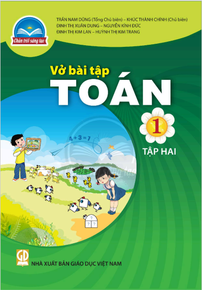 Vở bài tập Toán 1 Tập 2 Bộ chân trời sáng tạo