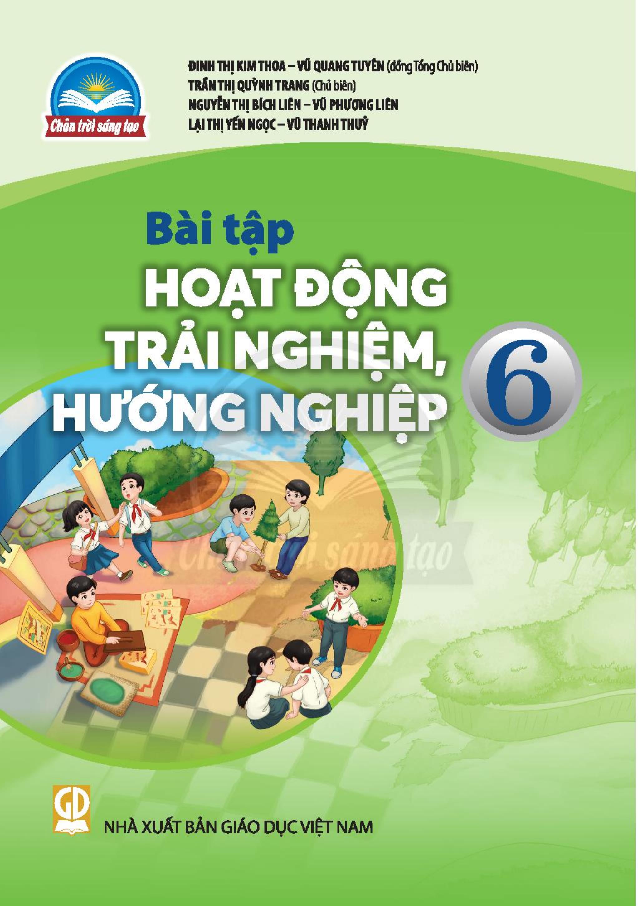 Bài tập Hoạt động trải nghiệm, hướng nghiệp lớp 6 Bộ chân trời sáng tạo nghiệm, hướng