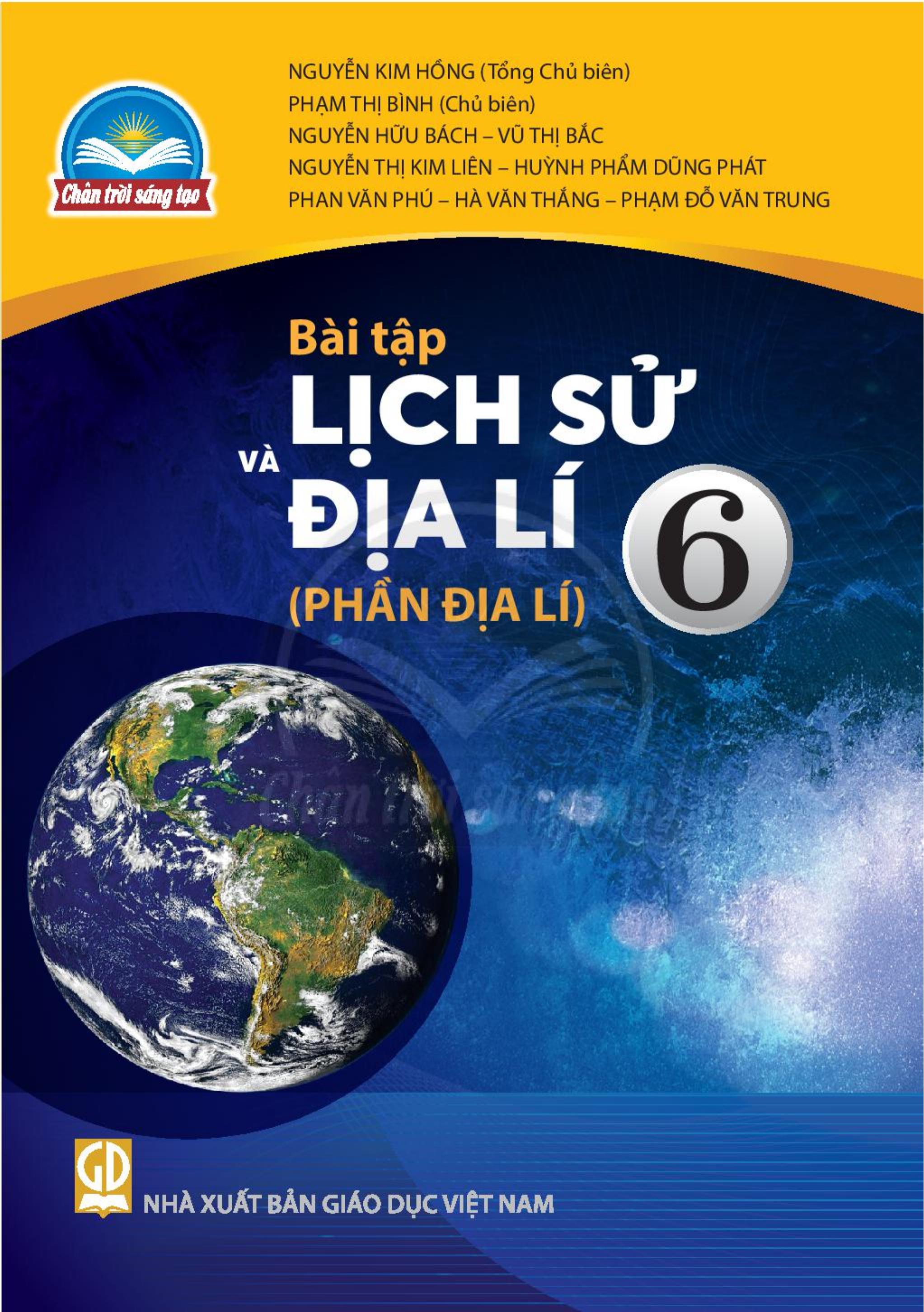 Bài tập Lịch sử và Địa lý (phần địa lý) lớp 6 Bộ chân trời sáng tạo