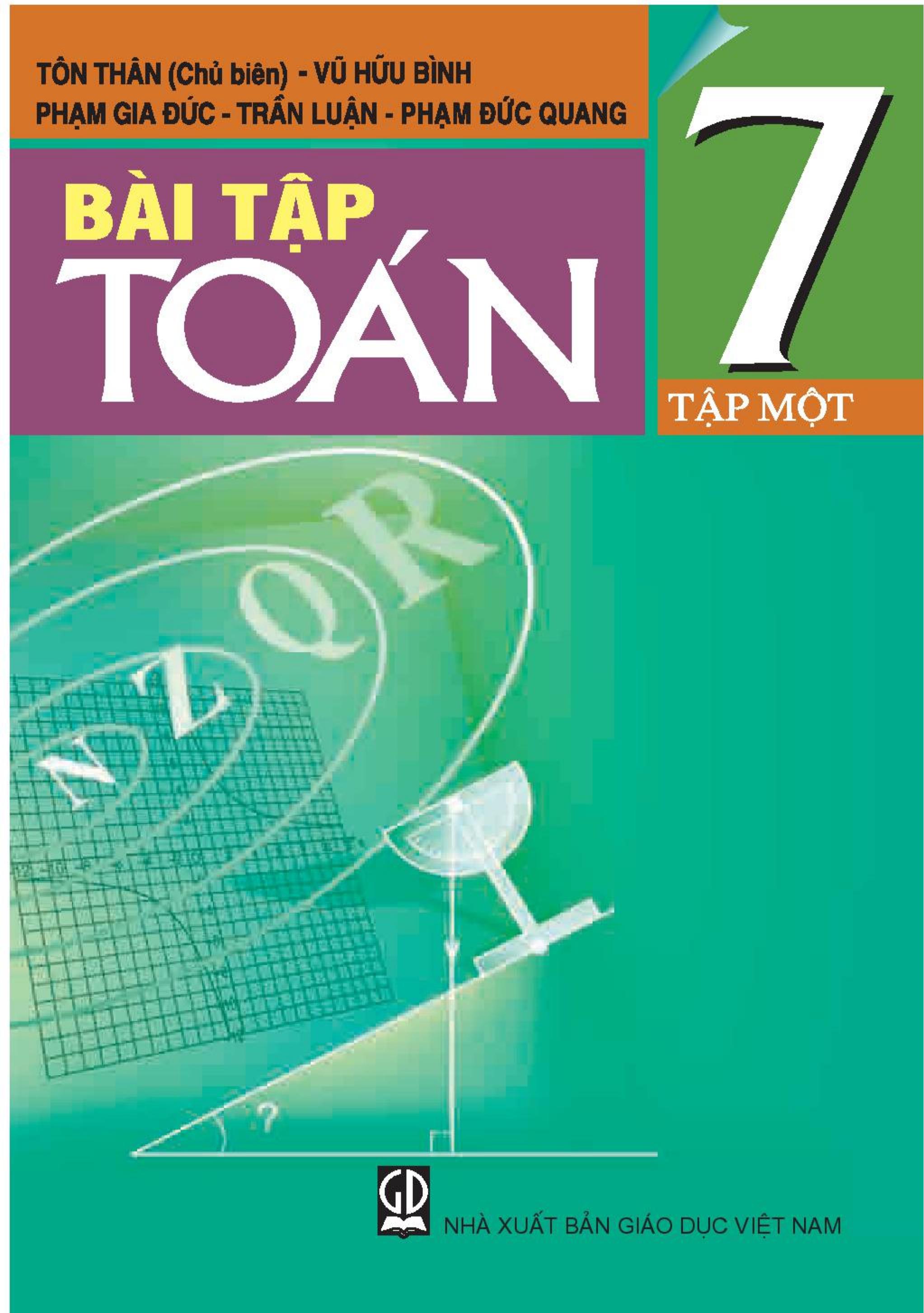 Bài tập Toán lớp 7 tập 1