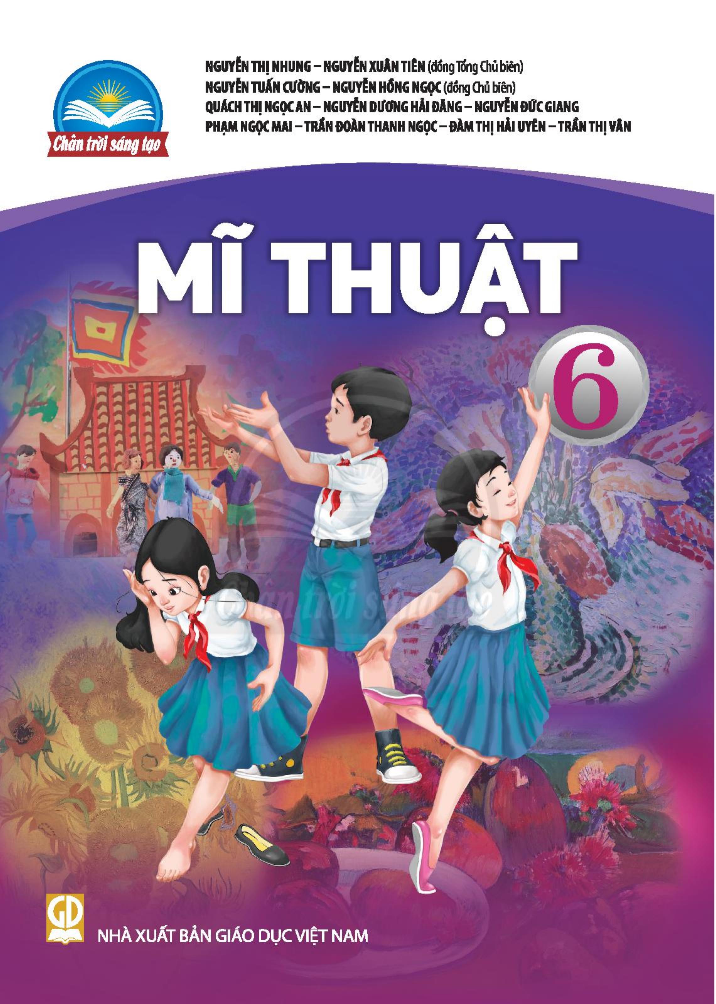 Mĩ thuật lớp 6 Bộ chân trời sáng tạo