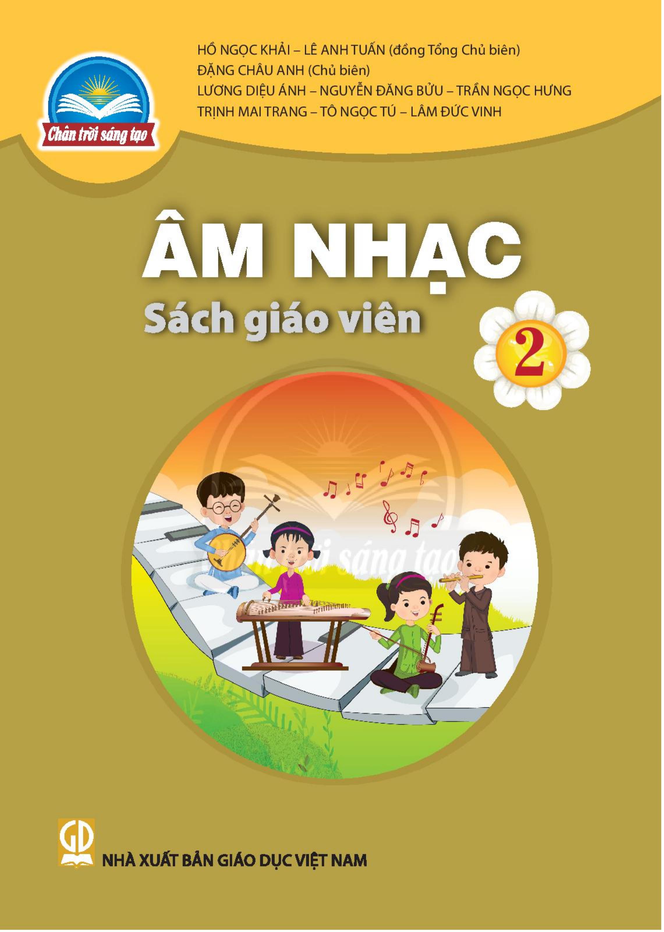Sách giáo viên Âm nhạc lớp 2 Bộ chân trời sáng tạo