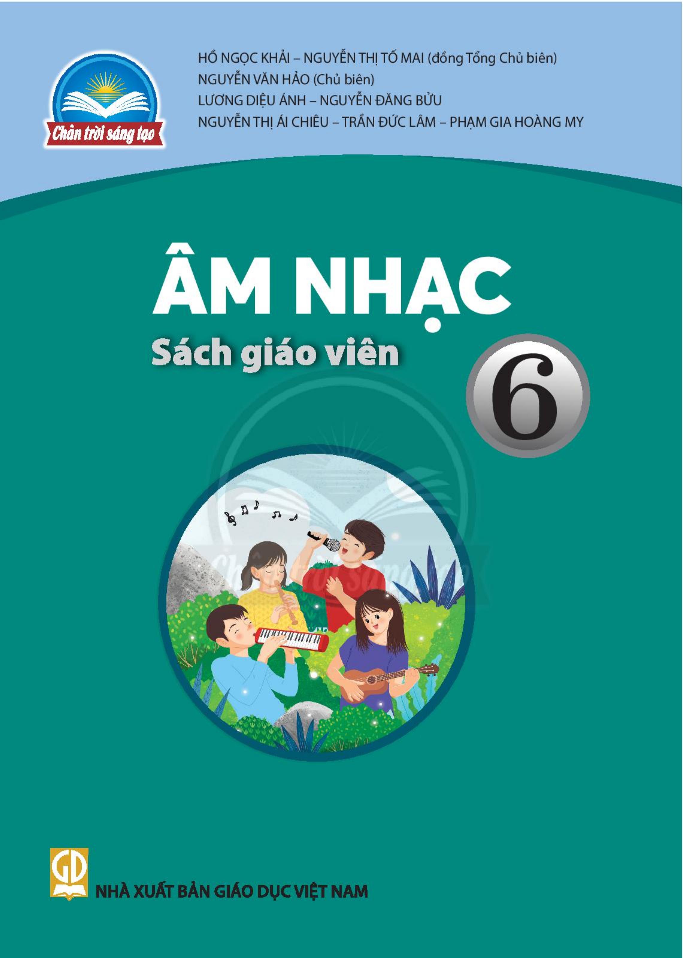 Sách giáo viên Âm nhạc lớp 6 Bộ chân trời sáng tạo