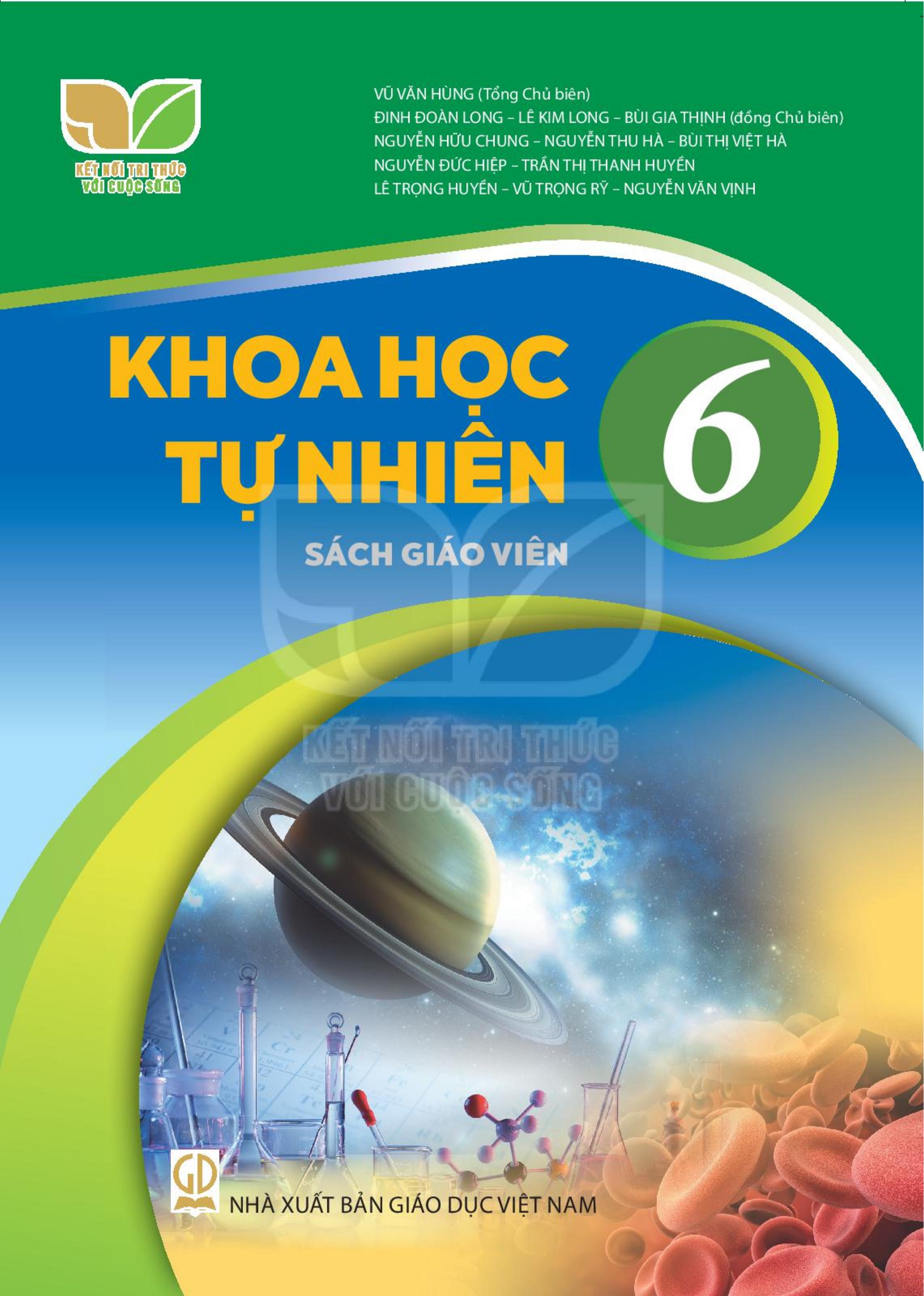 Sách giáo viên Khoa học tự nhiên lớp 6 Bộ kết nối tri thức với cuộc sống