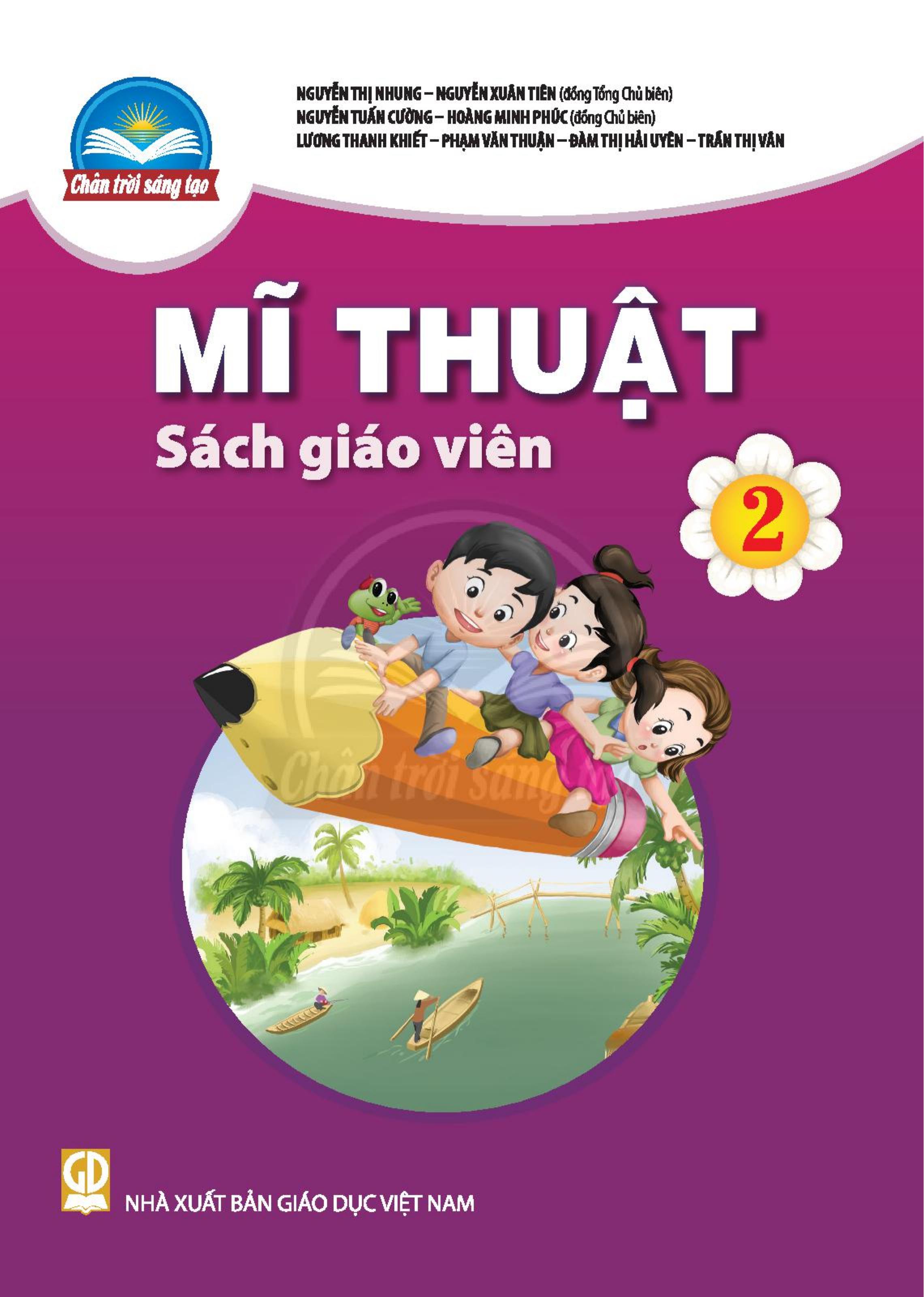 Sách giáo viên Mĩ thuật lớp 2 Bộ chân trời sáng tạo