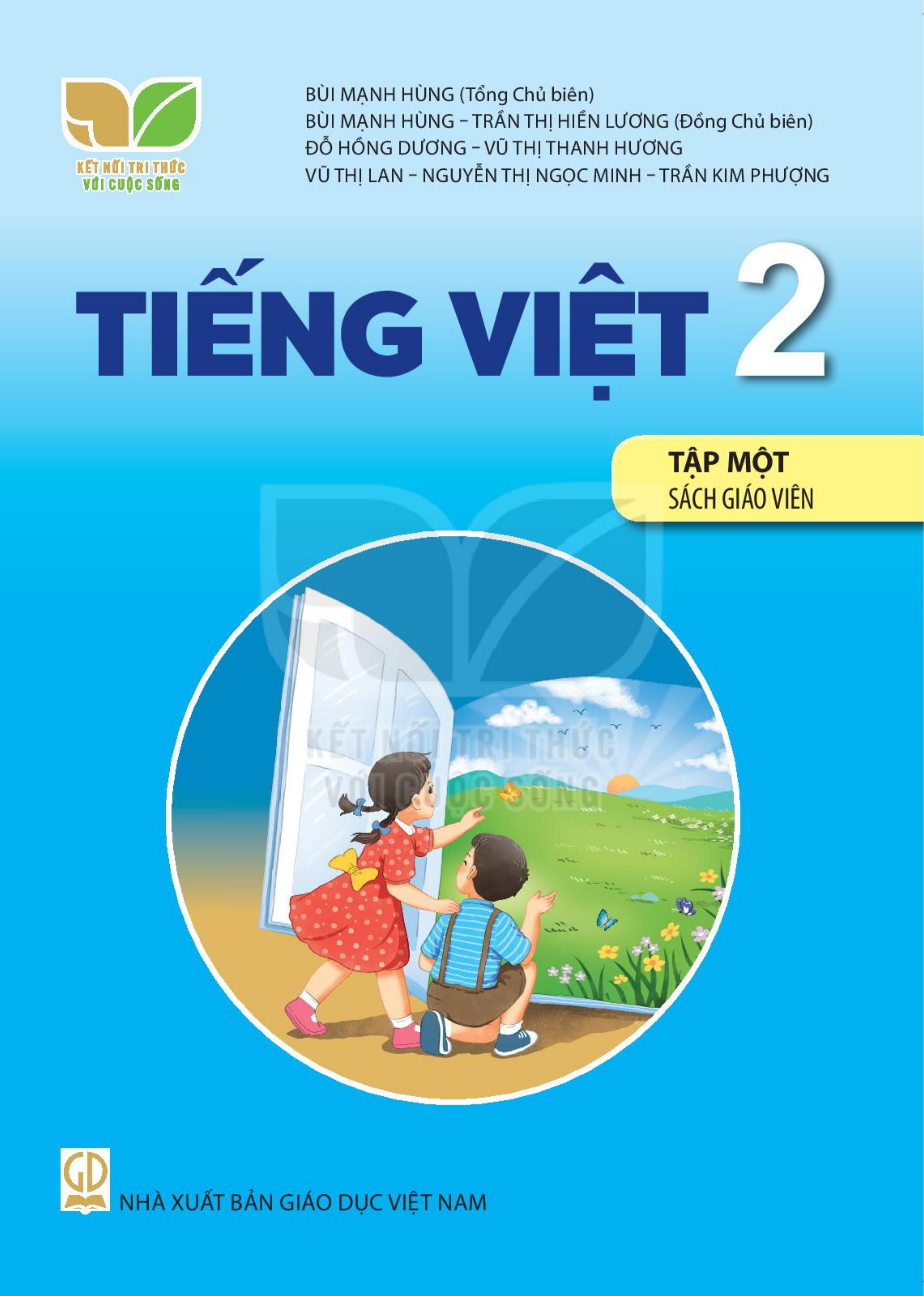 Sách Giáo Viên Tiếng Việt 2 Tập 1 Bộ Kết Nối Tri Thức