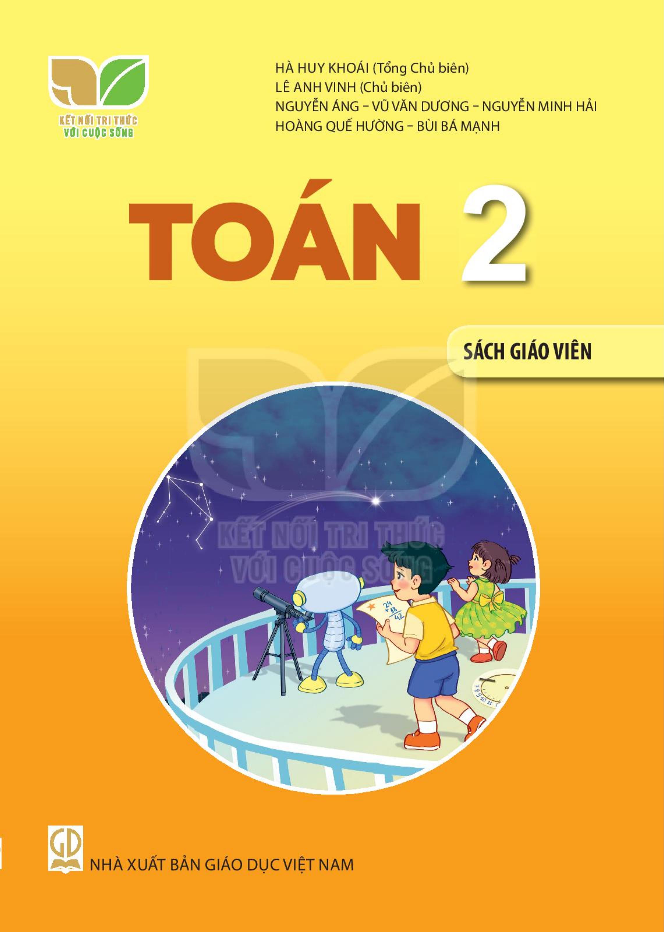 Sách giáo viên toán lớp 2 Bộ kết nối tri thức