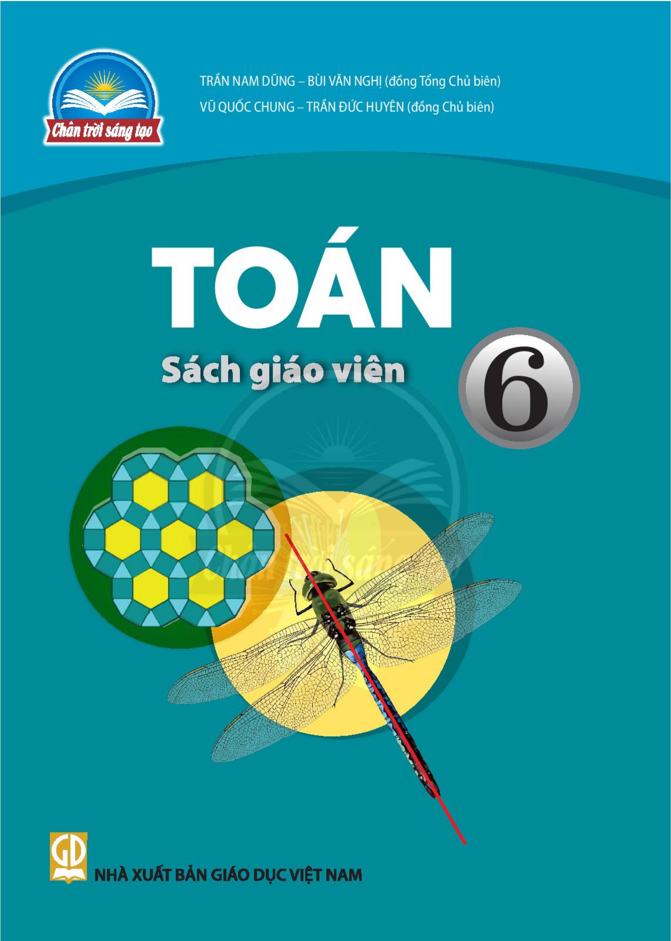 Sách giáo viên Toán lớp 6 Bộ chân trời sáng tạo