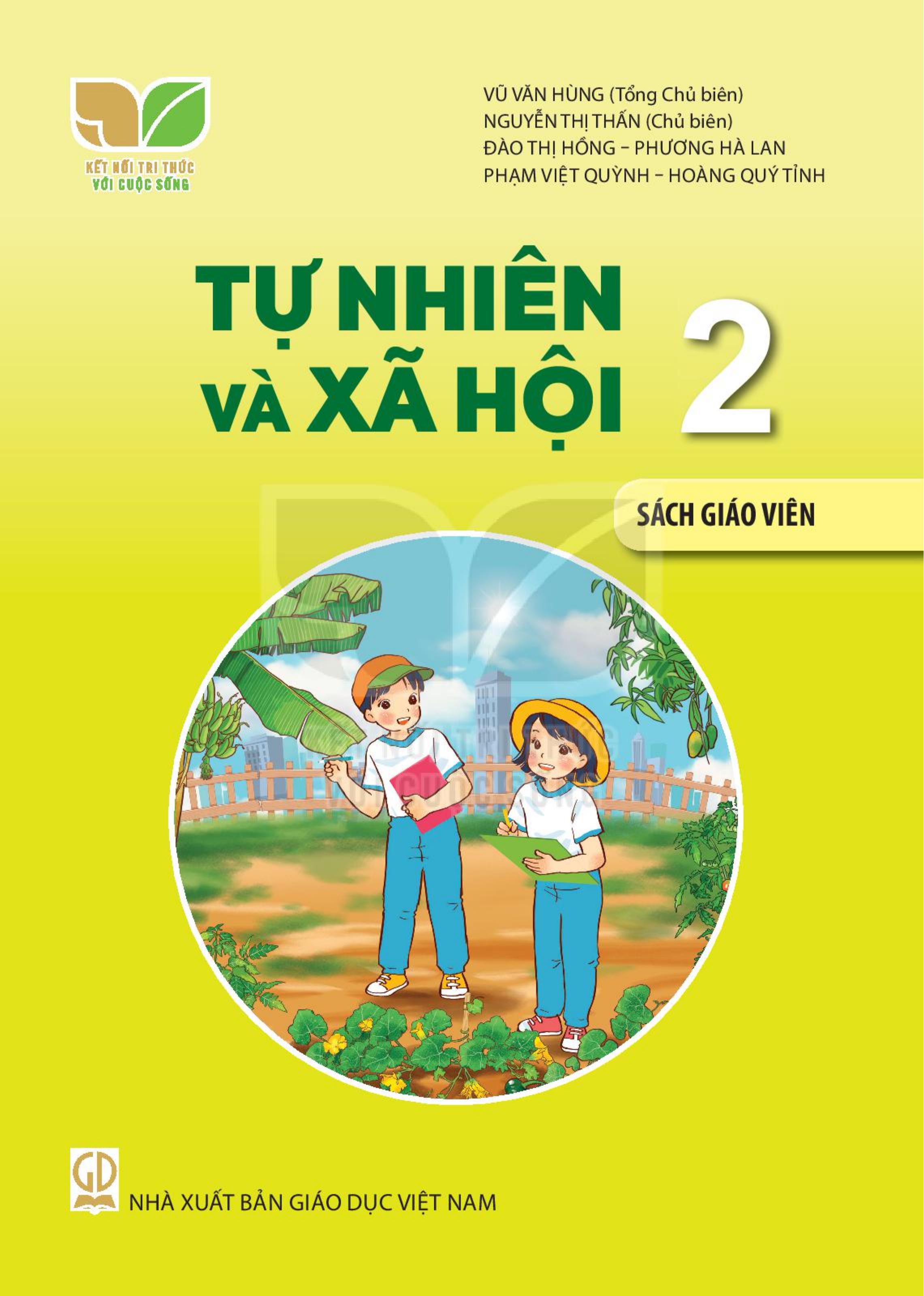 Sách giáo viên tự nhiên và xã hội lớp 2 Bộ kết nối tri thức