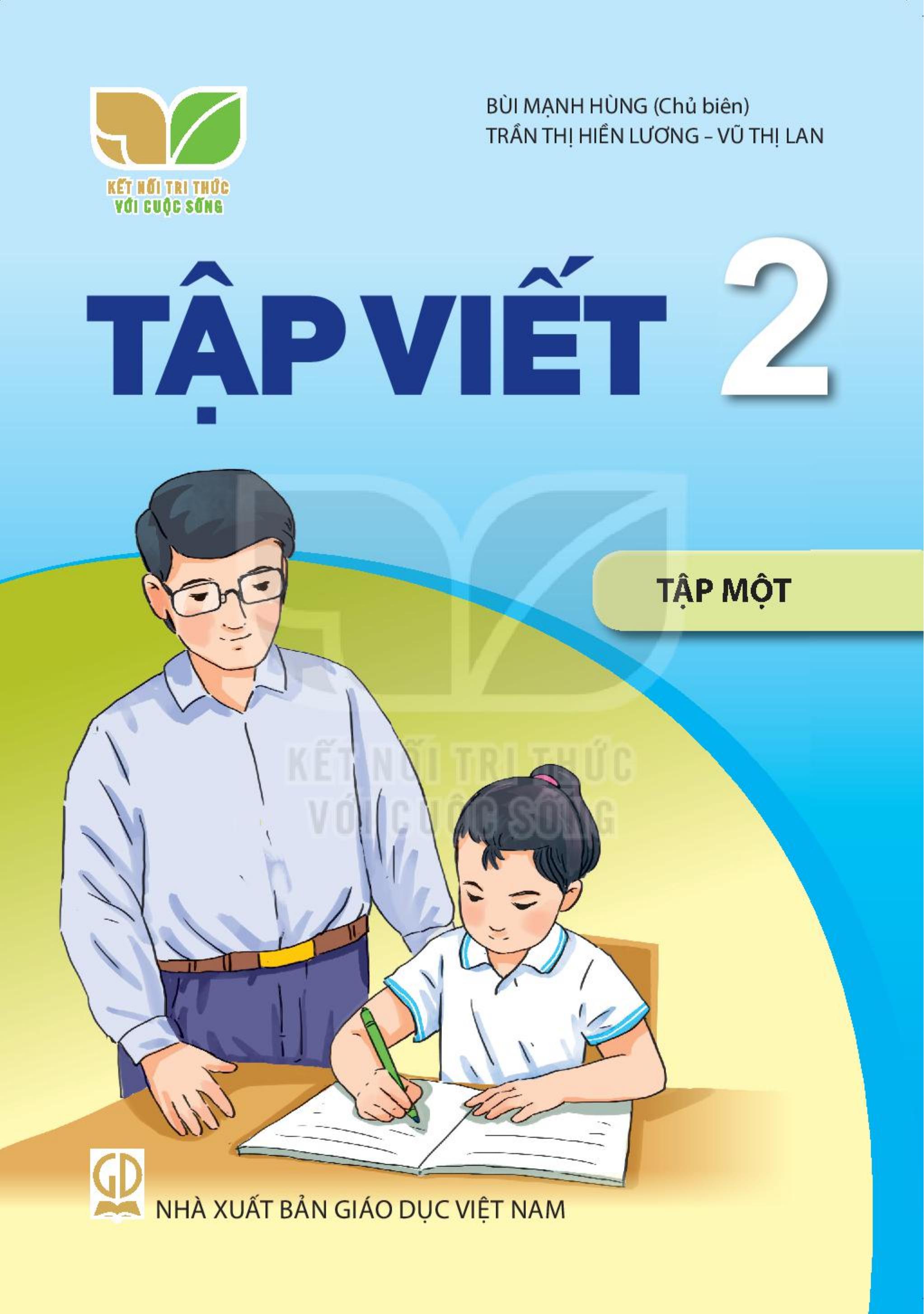 Tập viết 2 tập 1 Bộ kết nối tri thức