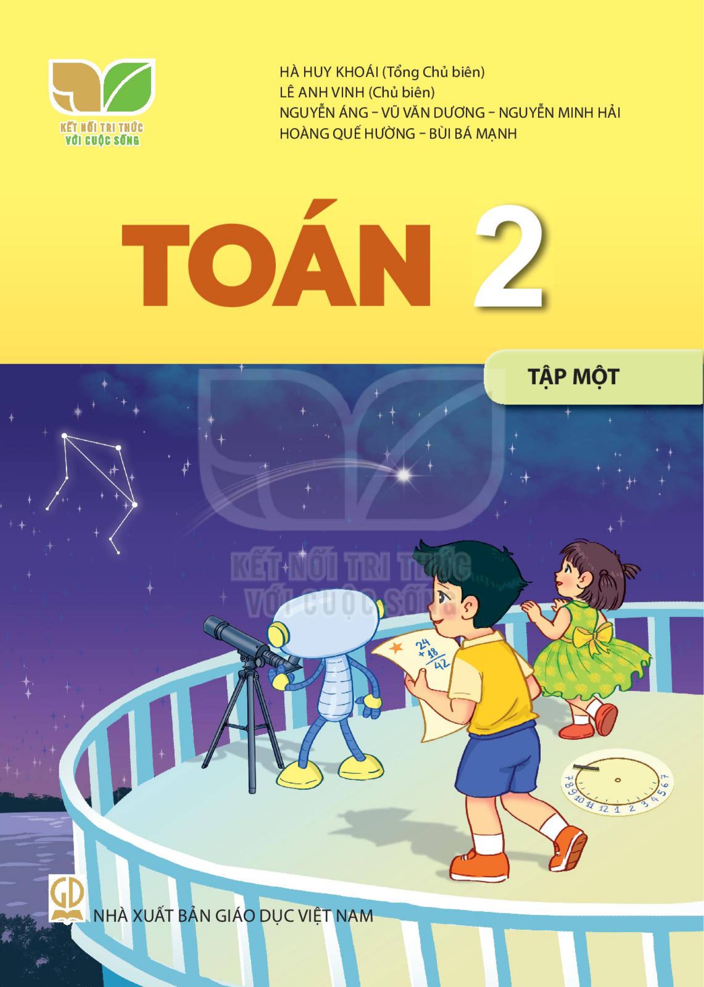 Toán lớp 2 Tập 1 Bộ Kết Nối Tri Thức