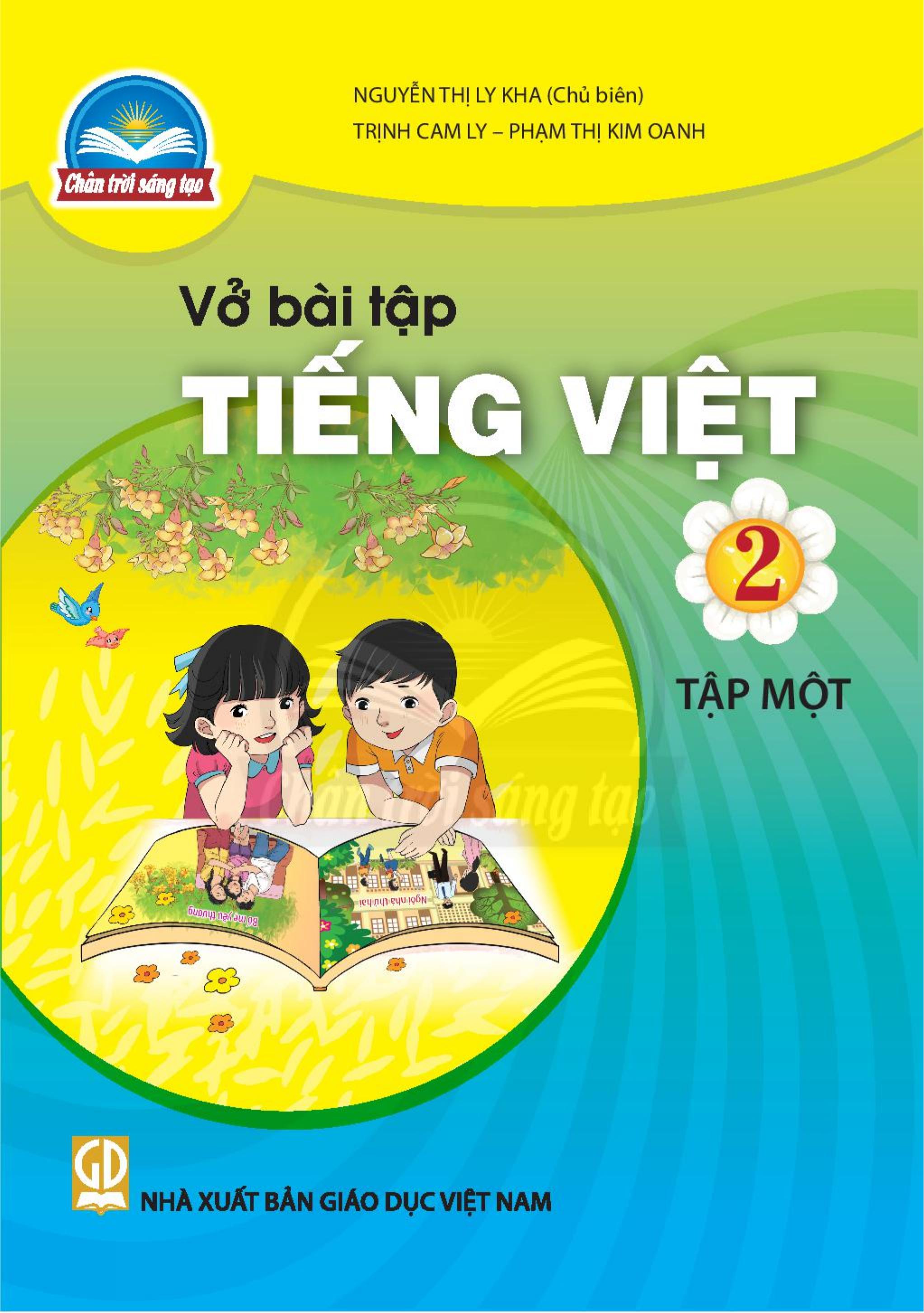 Vở bài tập Tiếng Việt lớp 2 tập 1 Bộ chân trời sáng tạo