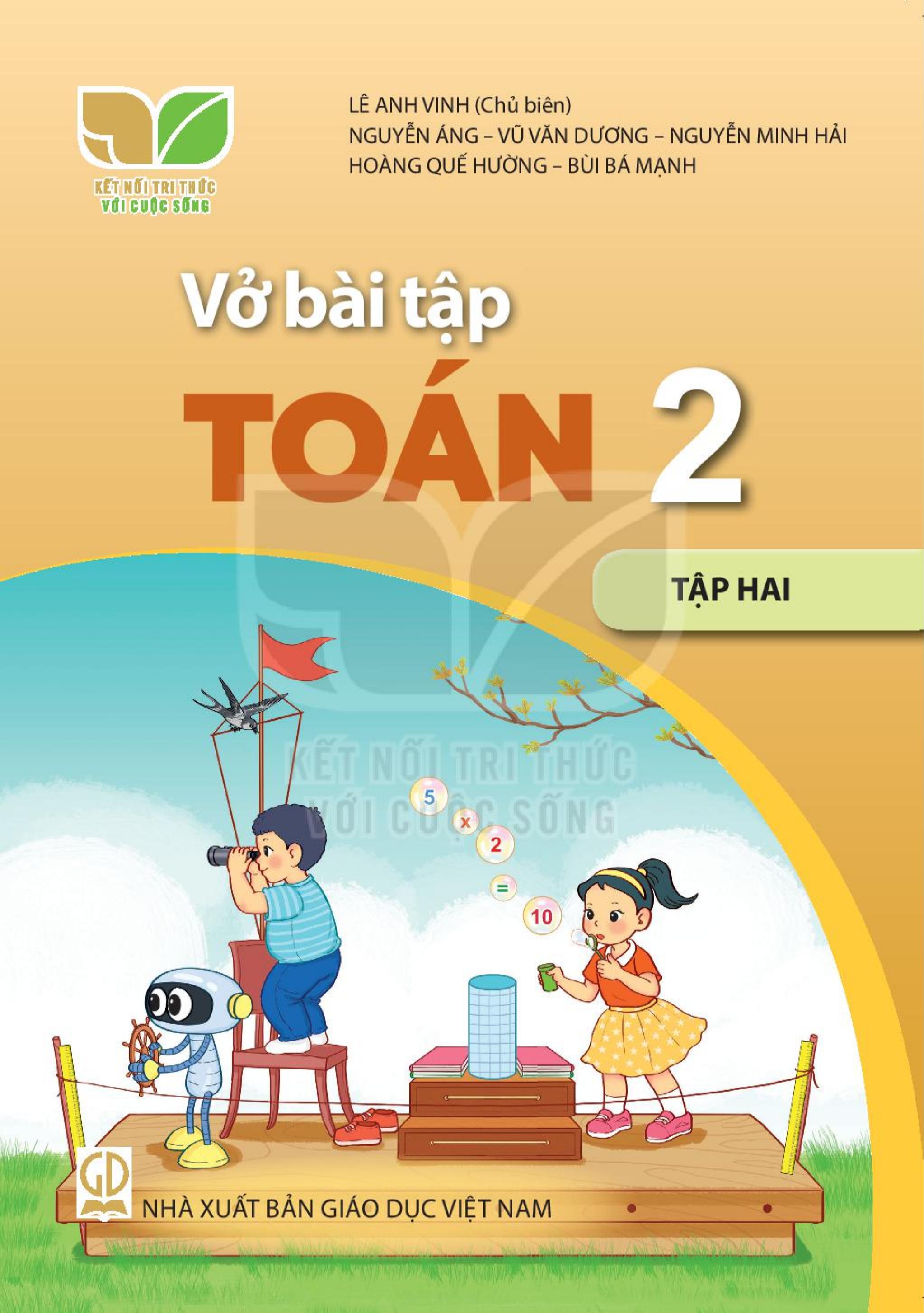 Vở bài tập toán lớp 2 tập 2 Bộ kết nối tri thức