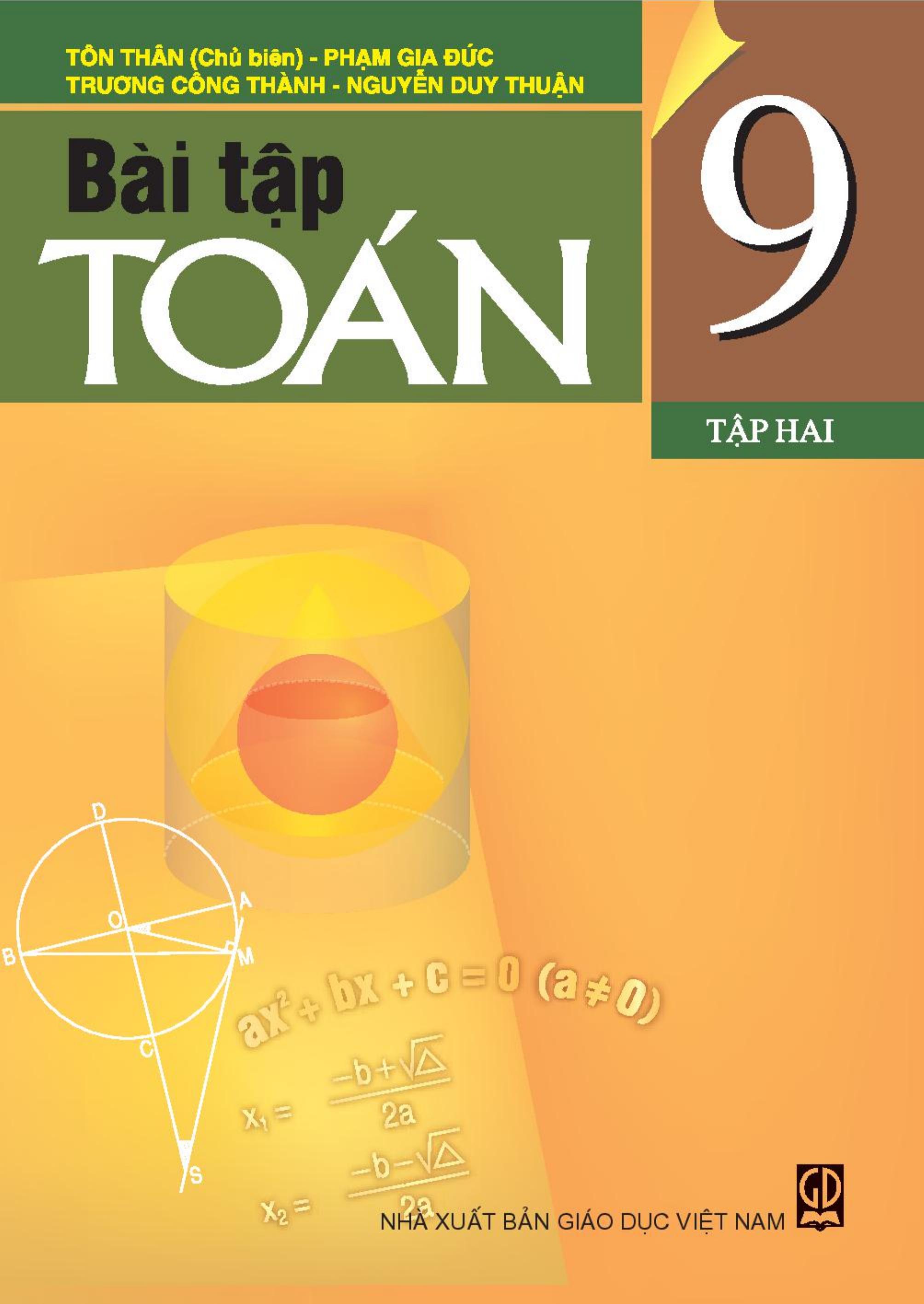 Bài Tập Toán 9 Tập 2