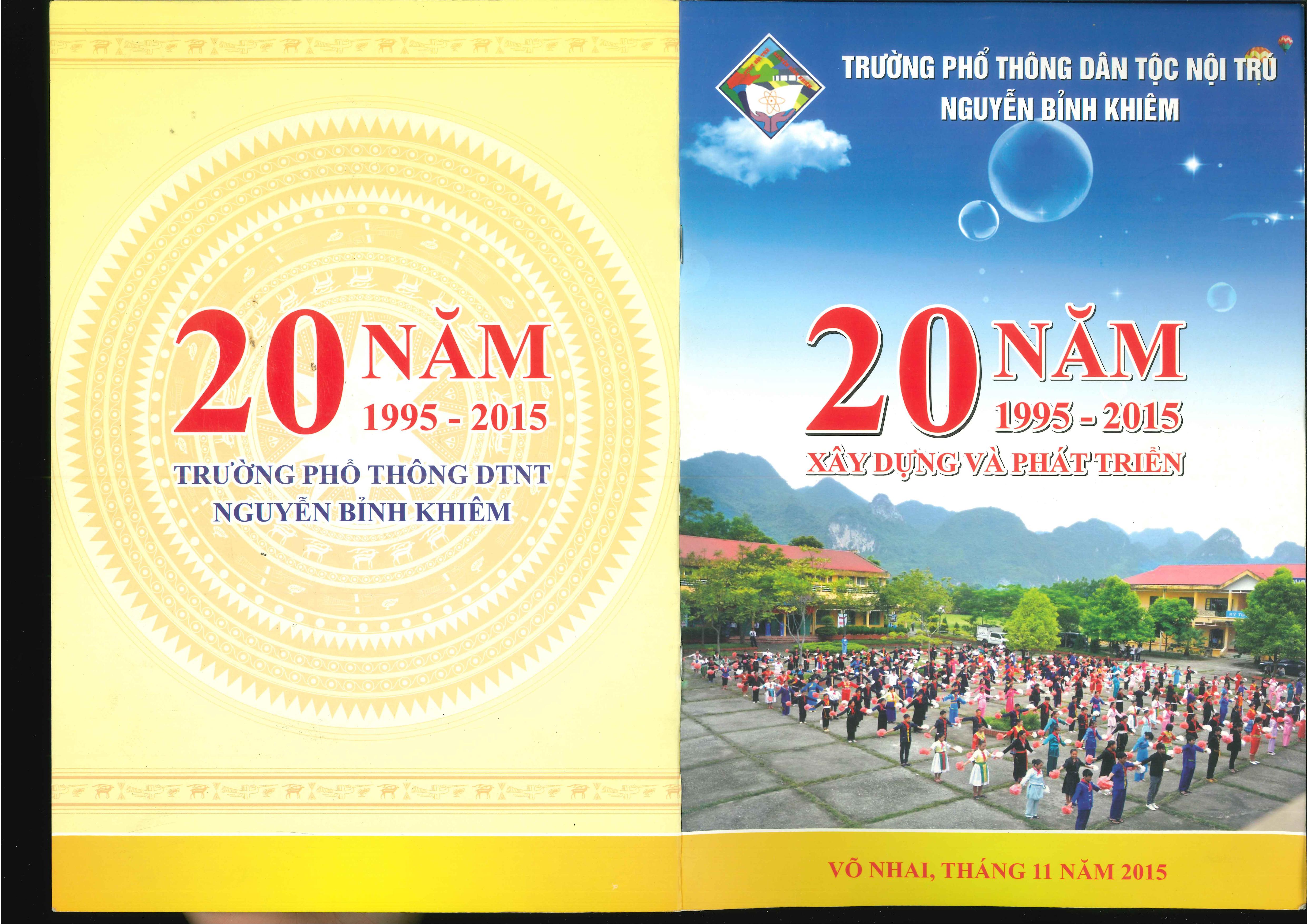 Trường phổ thông dân tộc nội trú Nguyễn Bỉnh Khiêm - 20 năm xây dựng và phát triển