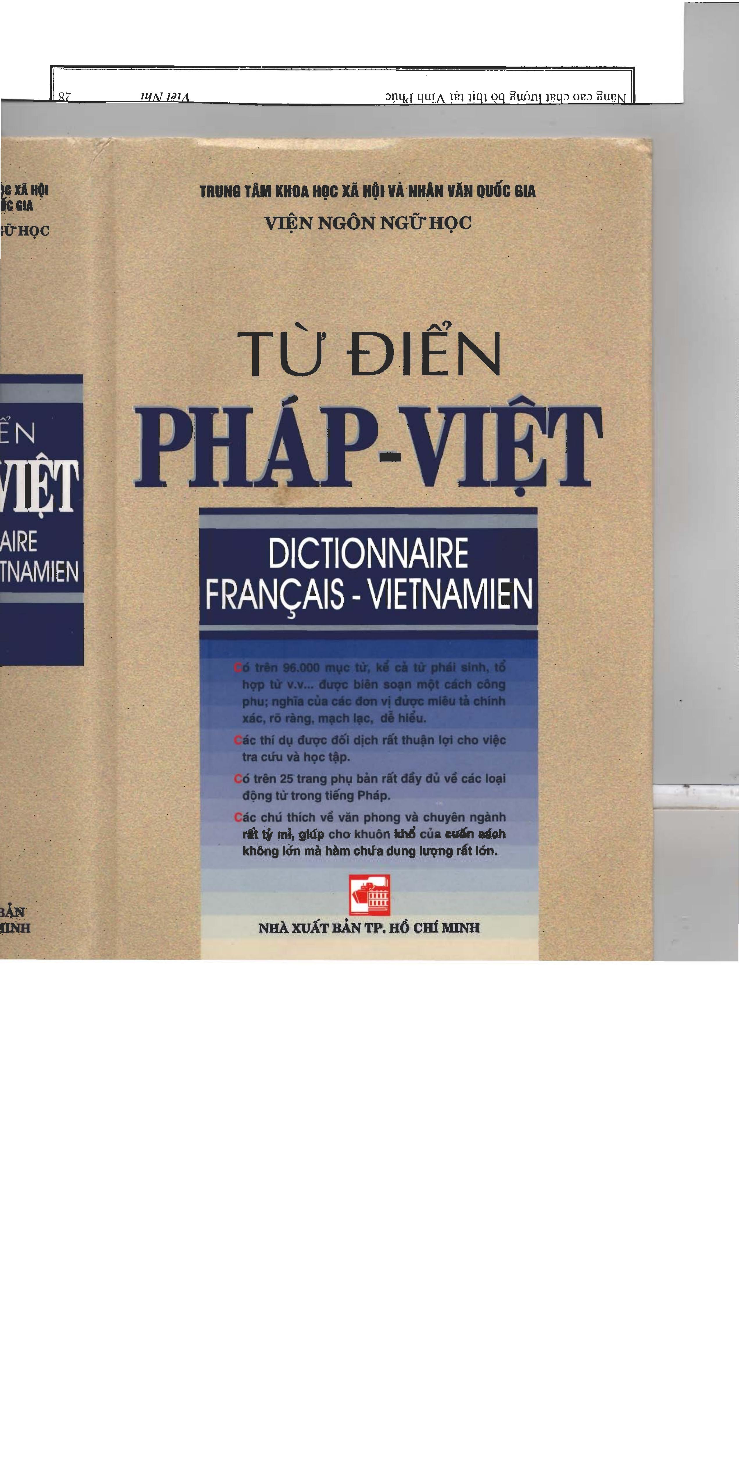 Từ điển Pháp - Việt