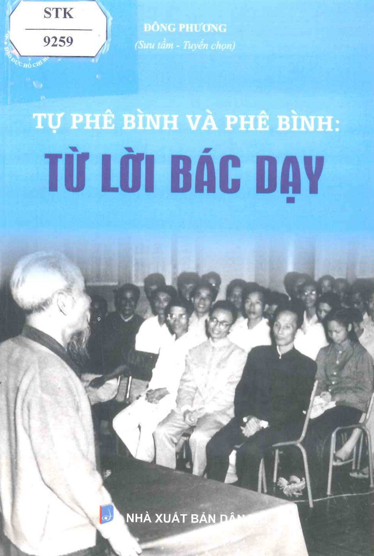 Tự phê bình và phê bình từ lời Bác dạy