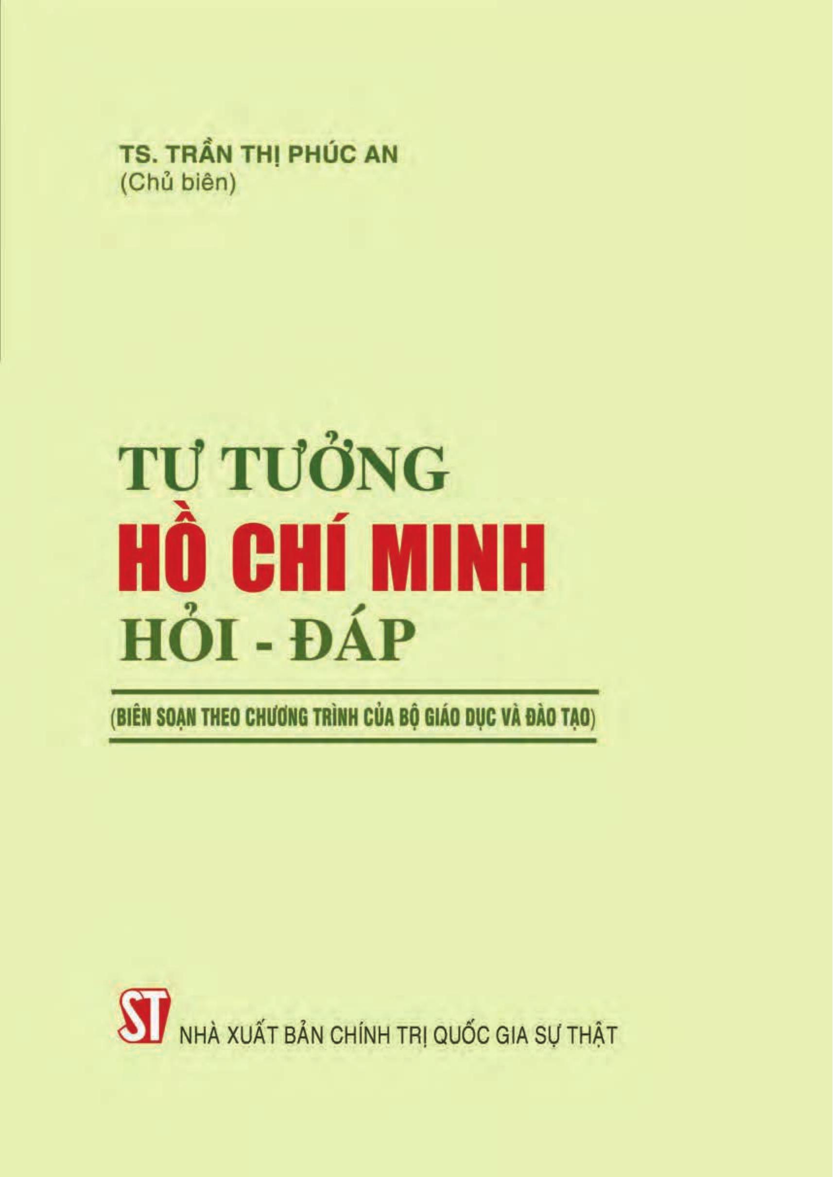 Tư tưởng Hồ Chí Minh hỏi và đáp