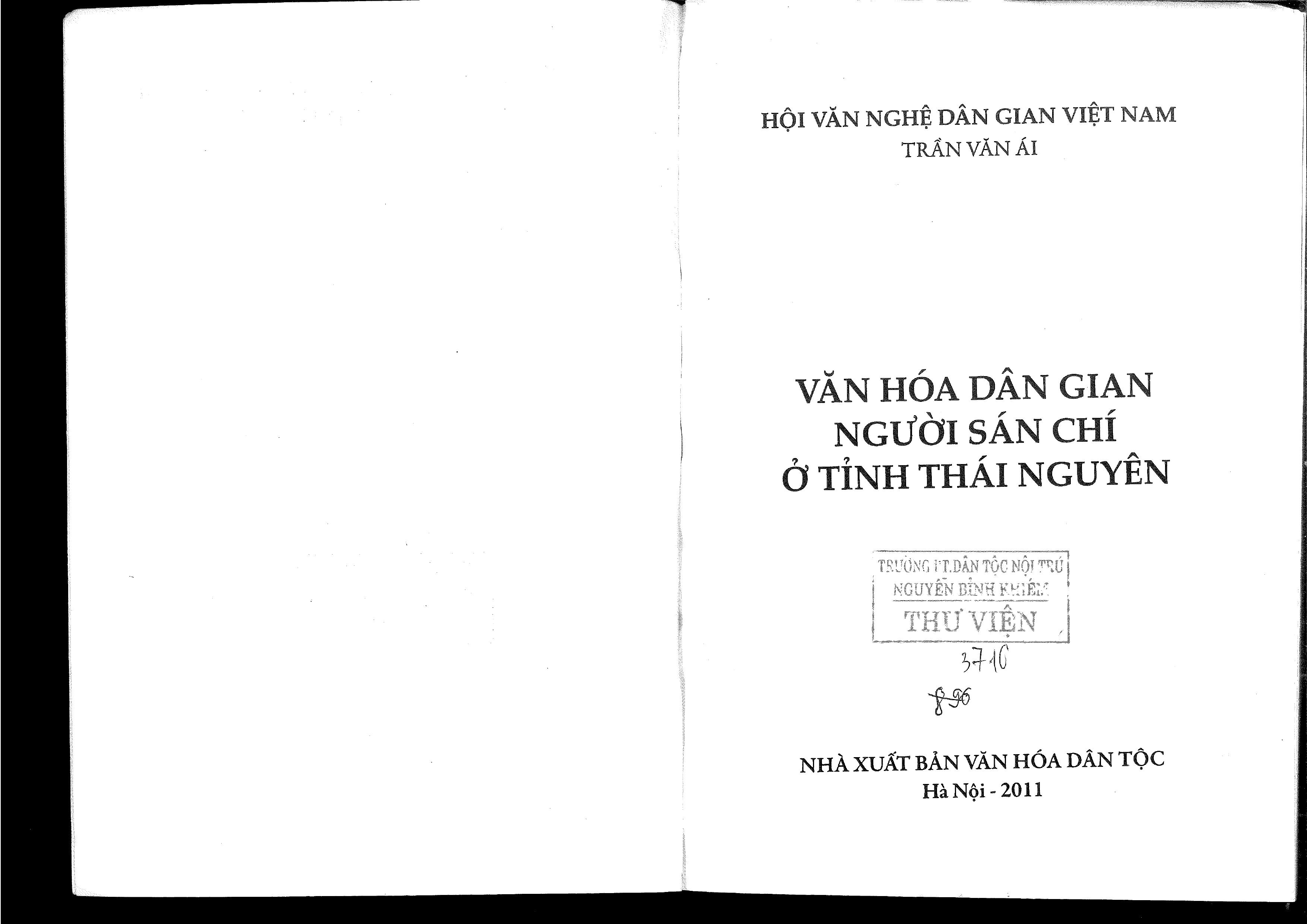 Văn hóa dân gian người Sán Chí ở tỉnh Thái Nguyên