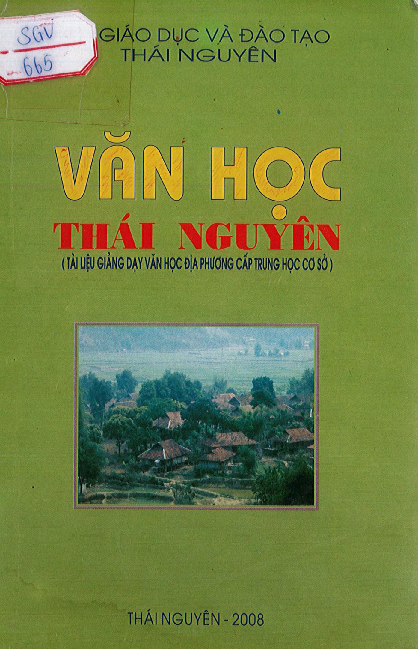 Văn học Thái Nguyên
